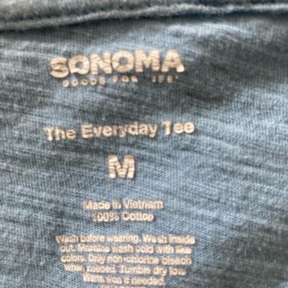 Sonoma Blue Floral Women's Top - Picture 3 of 3